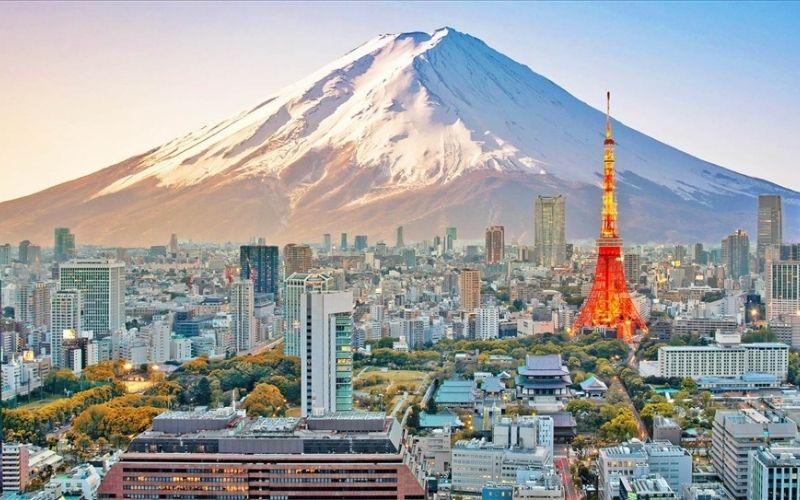Thủ đô Tokyo là thành phố đáng học tập khi du học tại Nhật