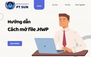 Cách mở file hwp