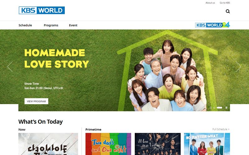 website KBS World Radio học tiếng Hàn
