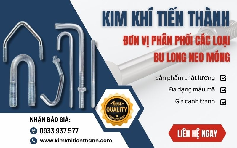 đơn vị kinh doanh bulong neo Kim khí Tiến Thành